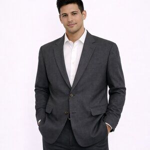 Vintage 80s Wool Blend Tweed Suit Classic Fall Formal Office Wedding Winter